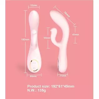 G-Spot Rabbit Vibrator Stimulator Silicone Massager for Women, Powerful Waterproof Rechargeable with 12 Vibration Modes Adult Se