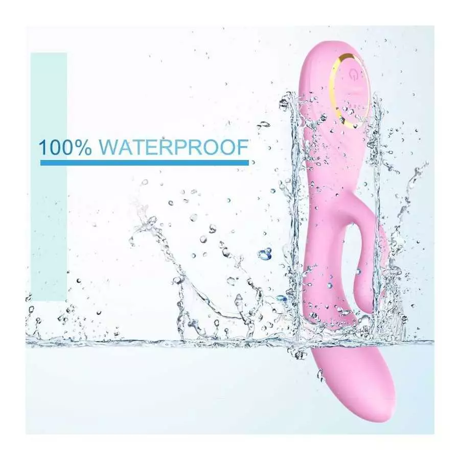 G-Spot Rabbit Vibrator Stimulator Silicone Massager for Women, Powerful Waterproof Rechargeable with 12 Vibration Modes Adult Se