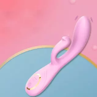 G-Spot Rabbit Vibrator Stimulator Silicone Massager for Women, Powerful Waterproof Rechargeable with 12 Vibration Modes Adult Se