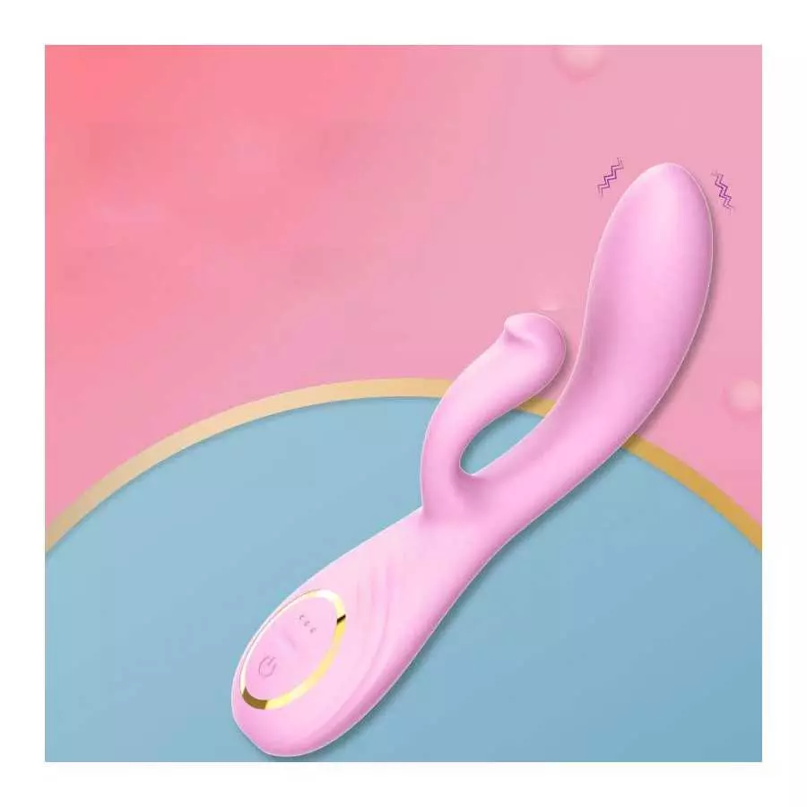 G-Spot Rabbit Vibrator Stimulator Silicone Massager for Women, Powerful Waterproof Rechargeable with 12 Vibration Modes Adult Se