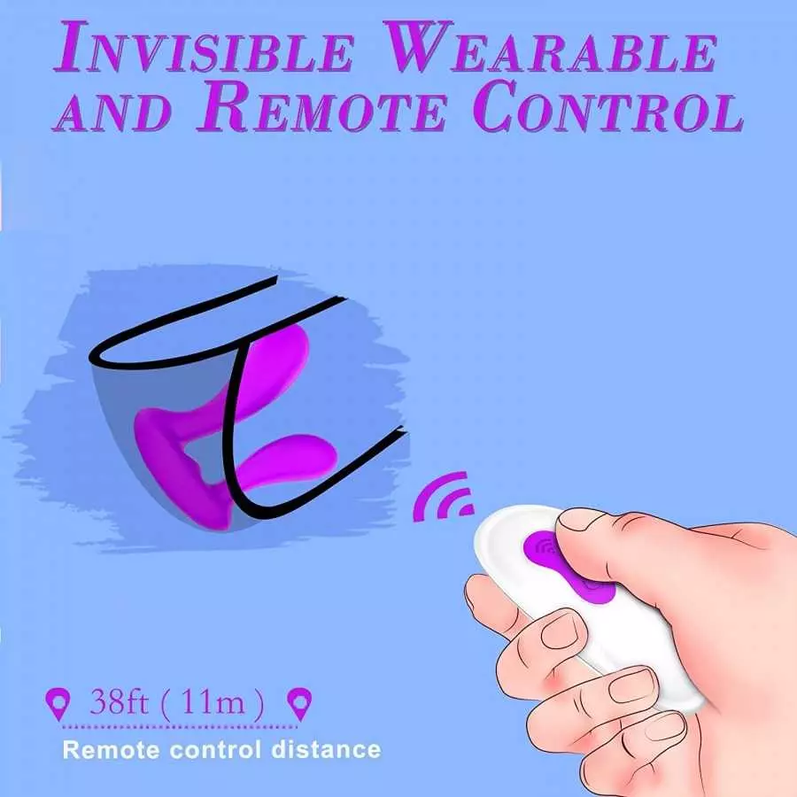 G Spot Rabbit Vibrator Dildo Wearable Anal Vagina Stimulator with 9 Modes Rechargeable Remote Control Clitoris Massager Adult Co
