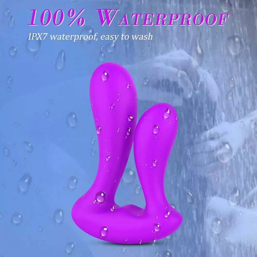 G Spot Rabbit Vibrator Dildo Wearable Anal Vagina Stimulator with 9 Modes Rechargeable Remote Control Clitoris Massager Adult Co