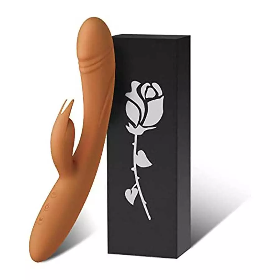 G-Spot Rabbit Vibrator Stimulator Silicone Vaginal Anal Dildo Massager for Women, Rechargeable Adult Sex Toys for Couples Sex Th G-Spot Rabbit Vibrator Stimulator Silicone Vaginal Anal Dildo Massager for Women, Rechargeable Adult Sex Toys for Couples Sex Th
