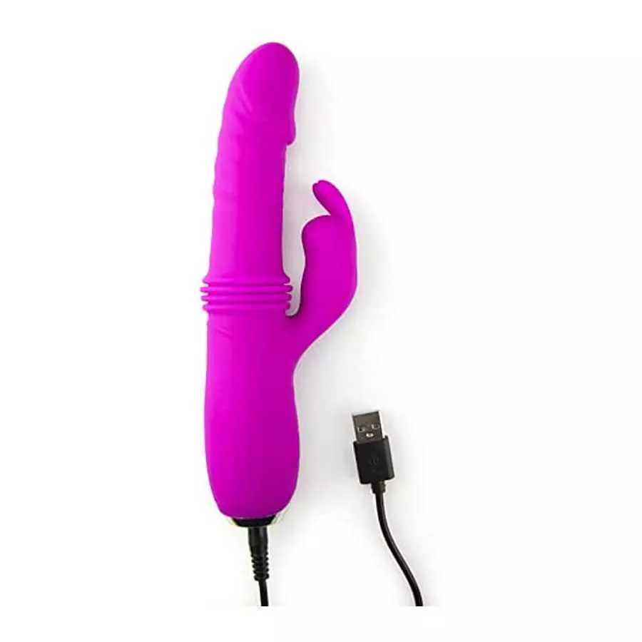 EdenFantasys Sensu - Rechargeable Thrusting Rabbit Vibrator