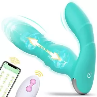 Adult Sex Toys for Women Pleasure - Wearable Vibrating Panties with App＆Remote Control Vibrators with 9 Powerful Thrusting Vibra