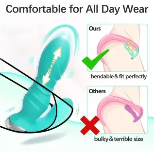 Adult Sex Toys for Women Pleasure - Wearable Vibrating Panties with App＆Remote Control Vibrators with 9 Powerful Thrusting Vibra