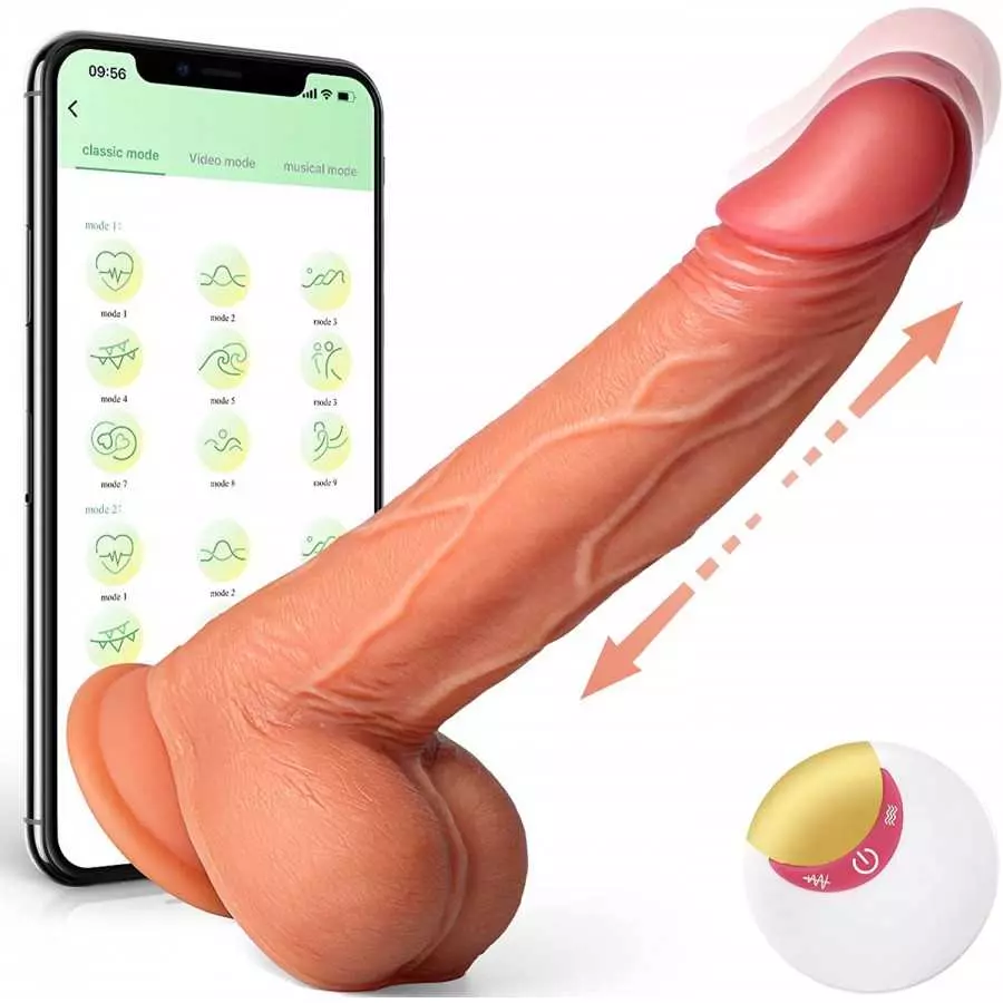 Thrusting Dildo Sex Toys Dildos - Adult Sex Toy Realistic Vibrator Dildo for Clitoral G-spot Anal Stimulation, 8 inch Dildo Vibr Thrusting Dildo Sex Toys Dildos - Adult Sex Toy Realistic Vibrator Dildo for Clitoral G-spot Anal Stimulation, 8 inch Dildo Vibr