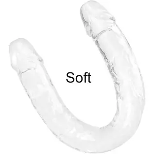 13 Inch Double Ended Realistic Dildo Flexible Clear Dildos for Lesbian, Anal G-spot Stimulator Sex Toys for Women Men Couple 13 Inch Double Ended Realistic Dildo Flexible Clear Dildos for Lesbian, Anal G-spot Stimulator Sex Toys for Women Men Couple