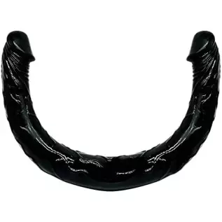 Double Ended Dildo, 17 in Super Long Double Dong, Flexible Realistic Double-Sided Dildo Penis, Sex Toys for Couple Men Women Les