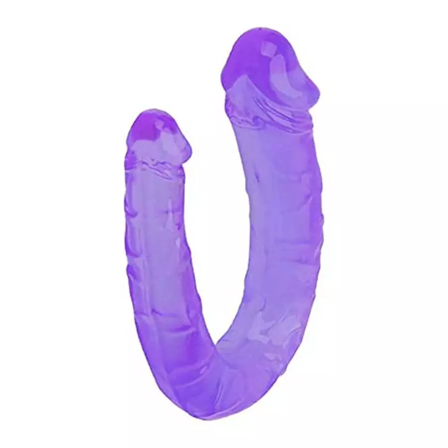 Double-Ended Dildo Waterproof Jelly Double Dongs Realistic Dildo Penis Cock Anal Butt Plug Massager G-Spot Stimulation Orgasmic
