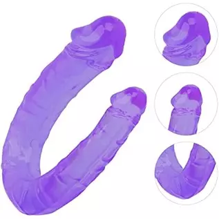 Double-Ended Dildo Waterproof Jelly Double Dongs Realistic Dildo Penis Cock Anal Butt Plug Massager G-Spot Stimulation Orgasmic Double-Ended Dildo Waterproof Jelly Double Dongs Realistic Dildo Penis Cock Anal Butt Plug Massager G-Spot Stimulation Orgasmic
