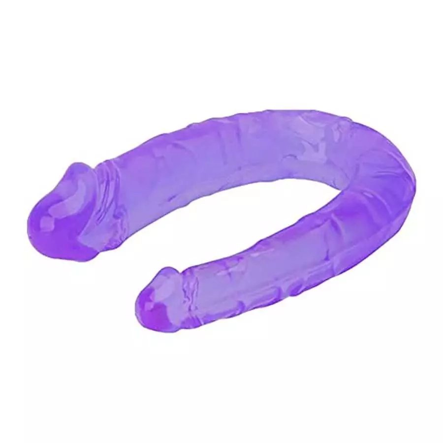 Double-Ended Dildo Waterproof Jelly Double Dongs Realistic Dildo Penis Cock Anal Butt Plug Massager G-Spot Stimulation Orgasmic