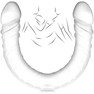 TIMIJOY Adult Sex Toy,Double-Ended Dildo,Glans for Women/Men/Lesbian,Waterproof Flexible Long Dildo for Vaginal G-spot and Anal