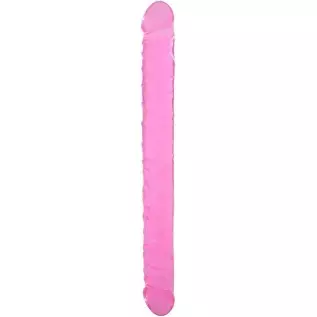 MATATA Crystal Jellies-Realistic Double Dong Adult Dildo Sex Toys for Lesbian Waterproof Flexible Dildo for Women Vaginal G-spot