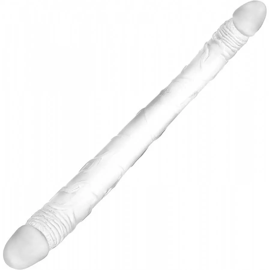 12.4*1.4 inches Double Dildo Crystal Jelly Realistic Anal Long Dildo Penis Soft and Flexible with Veins and Glans Adult Sex Toys 12.4*1.4 inches Double Dildo Crystal Jelly Realistic Anal Long Dildo Penis Soft and Flexible with Veins and Glans Adult Sex Toys