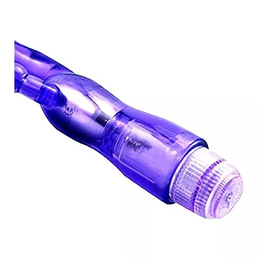 Romi Vibrating Double-Ended Dildos, Multi Speed Dual Penetration Sex Toys with Lifelike Glans Veins and Anal Beads, G-spot Massa