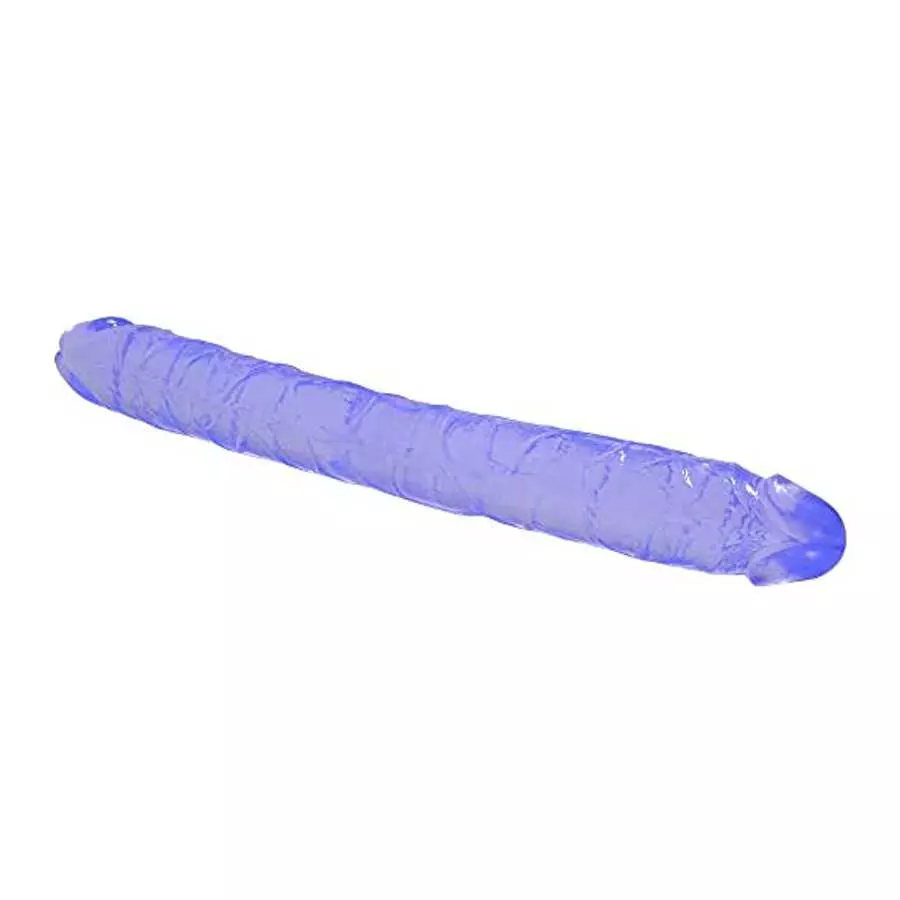 Double-Ended Dildo Flexible Realistic Jelly Dildos Dong for Anal Play G-spot Stimulator Sex Toys for Women Lesbians,15inch