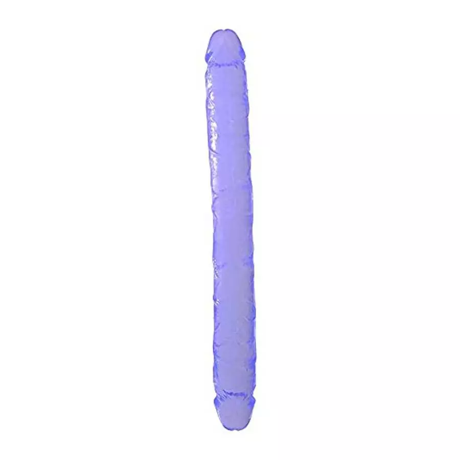 Double-Ended Dildo Flexible Realistic Jelly Dildos Dong for Anal Play G-spot Stimulator Sex Toys for Women Lesbians,15inch