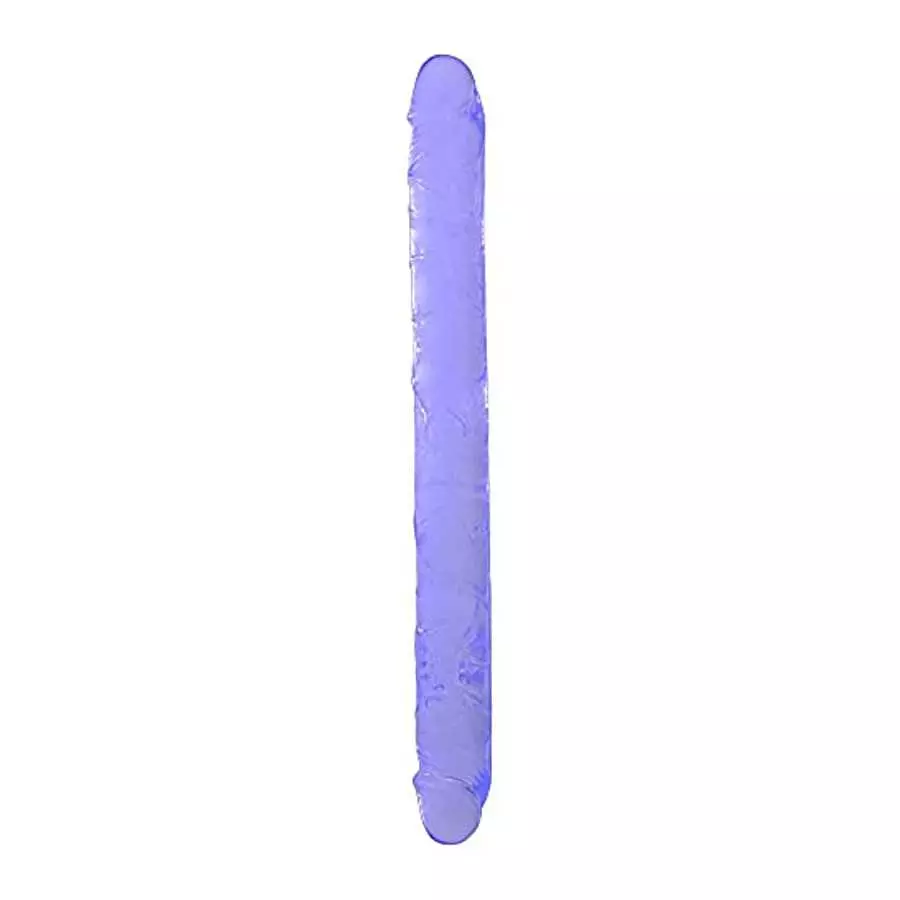Double-Ended Dildo Flexible Realistic Jelly Dildos Dong for Anal Play G-spot Stimulator Sex Toys for Women Lesbians,15inch