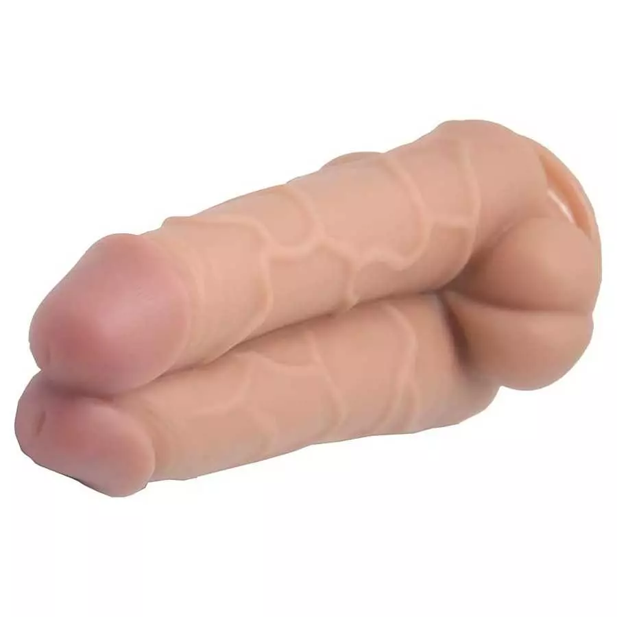 Realistic Double Dildo Massive Anal Plugs with Suction Cup Penis Massage Butt Plug Large Anal Sex Toys for Advanced Players Sex