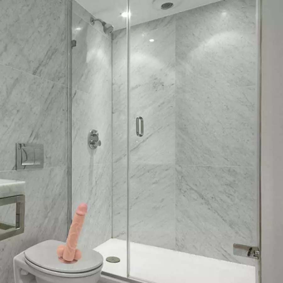 Realistic Double Dildo Massive Anal Plugs with Suction Cup Penis Massage Butt Plug Large Anal Sex Toys for Advanced Players Sex