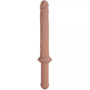 WEMAY 14.96 Inch Double Sided Dildo Huge Long Double Headed Dildos with Handle Realistic Flexible Double Ended Adult Sex Toy