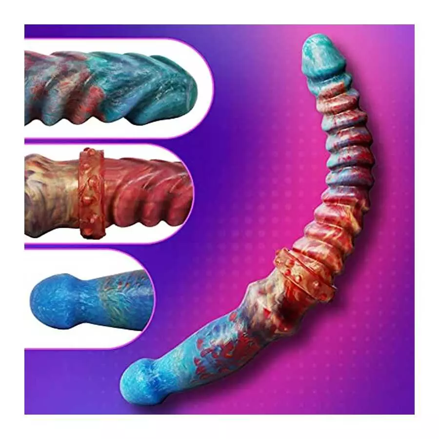 Sex Factory Liquid Silicone Double Ended Dildo Large Real Dildo G Spot Double Ended Dildo Bendable Fetish Gay Lesbian Available