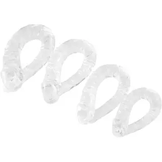 Double Ended Realistic Dildo, Flexible Clear Jelly Dildos for Lesbian, Anal G-spot Stimulator Sex Toys for Women Men Couple(M) Double Ended Realistic Dildo, Flexible Clear Jelly Dildos for Lesbian, Anal G-spot Stimulator Sex Toys for Women Men Couple(M)