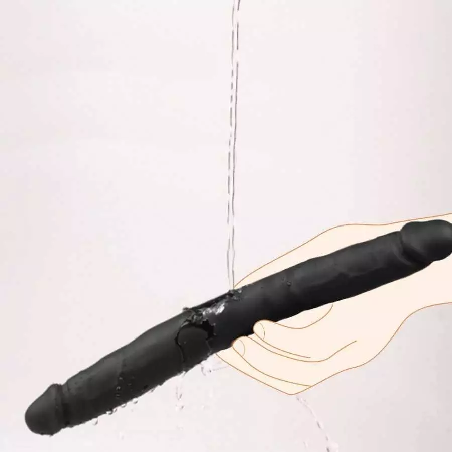 Double Side Dildo Realistic Silicone Adult Sex Toy for Women (Big)