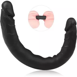 Double Side Dildo Realistic Silicone Adult Sex Toy for Women (Big)