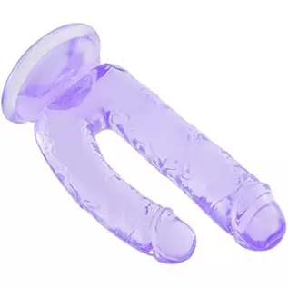 Double-Ended Dildo, Realistic Clear Dildo with Strong Suction Cup Hands-Free Play for Women/Men/Gay Adult Sex Masturbator G Spot Double-Ended Dildo, Realistic Clear Dildo with Strong Suction Cup Hands-Free Play for Women/Men/Gay Adult Sex Masturbator G Spot