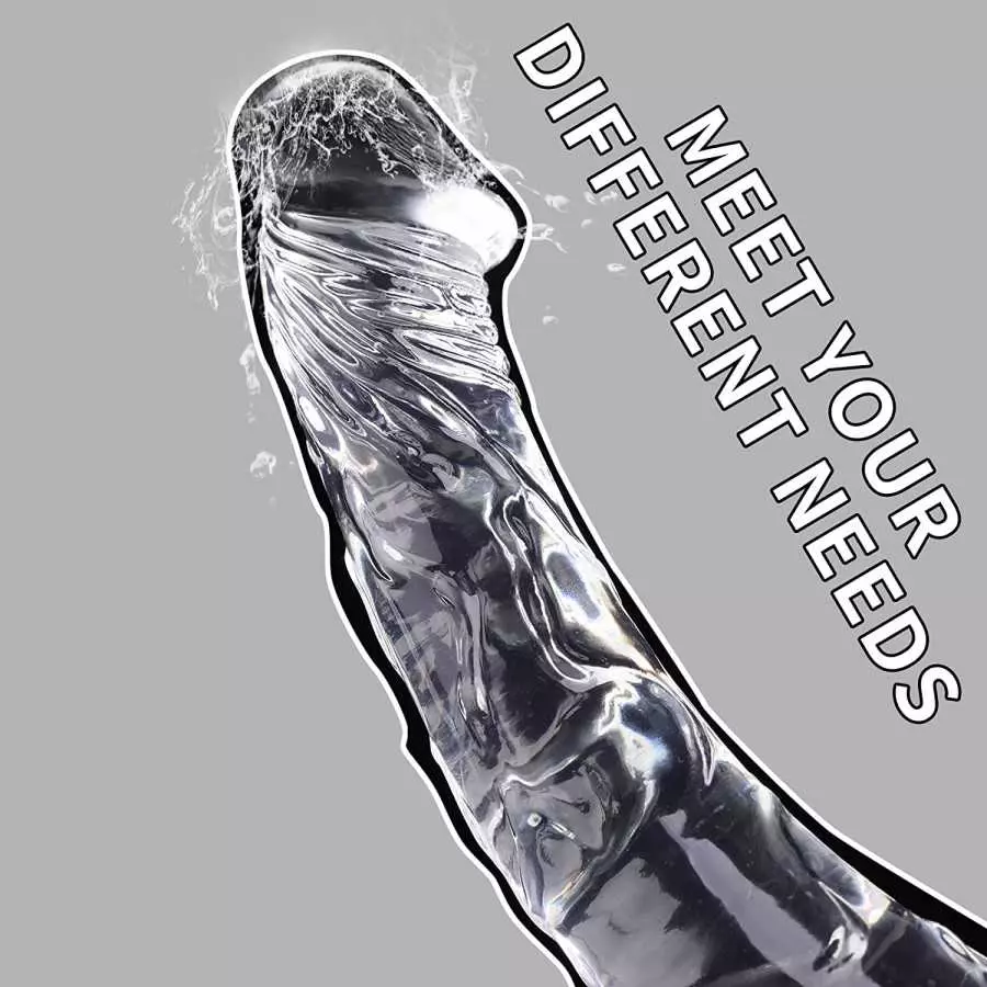 Double-Ended Dildo Flexible Realistic Dildos for Anal Play G-spot Stimulator Sex Toys for Women Lesbians (Large)