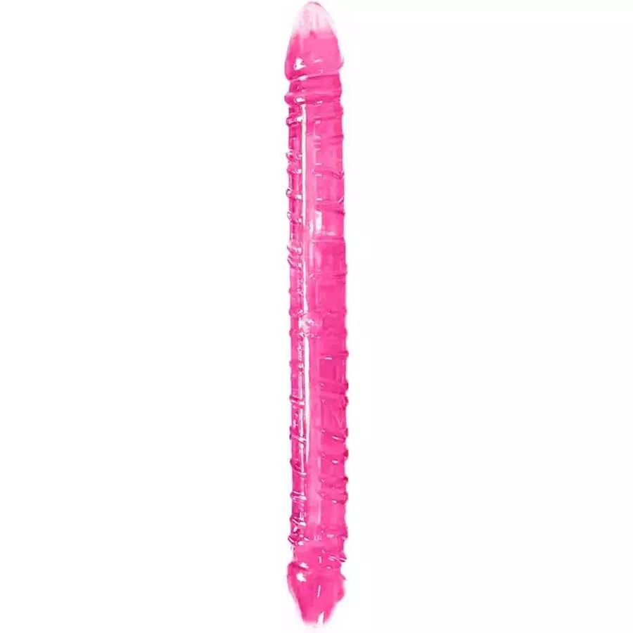 Double Ended Realistic Dildo 13.2 Inch, Flexible Clear Jelly Double Sided Dildos for Lesbian, Anal G-spot Stimulator Sex Toys fo Double Ended Realistic Dildo 13.2 Inch, Flexible Clear Jelly Double Sided Dildos for Lesbian, Anal G-spot Stimulator Sex Toys fo
