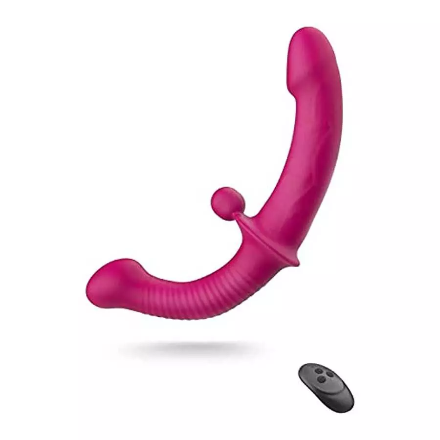 SXOVO Double-Ended Dildo with Ball, Ten Vibration Modes Wireless Sex Toys Dildo Massager Adult Sex Toys SXOVO Double-Ended Dildo with Ball, Ten Vibration Modes Wireless Sex Toys Dildo Massager Adult Sex Toys