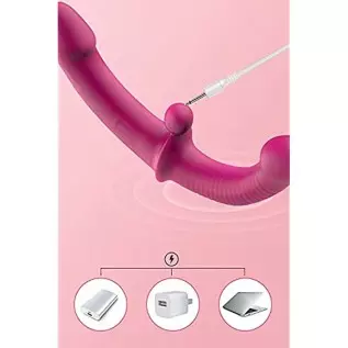 SXOVO Double-Ended Dildo with Ball, Ten Vibration Modes Wireless Sex Toys Dildo Massager Adult Sex Toys SXOVO Double-Ended Dildo with Ball, Ten Vibration Modes Wireless Sex Toys Dildo Massager Adult Sex Toys