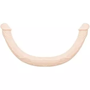 Double Ended Dildo, 17 in Super Long Double Dong, Flexible Realistic Double-Sided Dildo Penis, Sex Toys for Couple Men Women Les