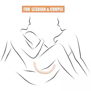 Double Ended Dildo, 17 in Super Long Double Dong, Flexible Realistic Double-Sided Dildo Penis, Sex Toys for Couple Men Women Les Double Ended Dildo, 17 in Super Long Double Dong, Flexible Realistic Double-Sided Dildo Penis, Sex Toys for Couple Men Women Les