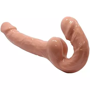 Double Sided Realistic Dildo Sex Toys Two Ended Strapless Strap On Dildo Dual Headed Dong Plug Double Header