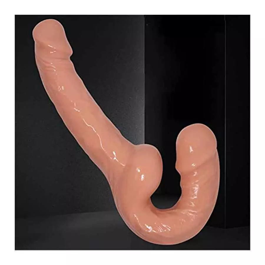 Double Sided Realistic Dildo Sex Toys Two Ended Strapless Strap On Dildo Dual Headed Dong Plug Double Header