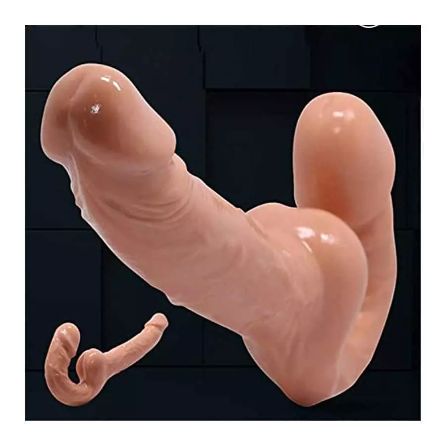 Double Sided Realistic Dildo Sex Toys Two Ended Strapless Strap On Dildo Dual Headed Dong Plug Double Header