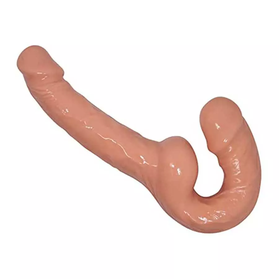 Double Sided Realistic Dildo Sex Toys Two Ended Strapless Strap On Dildo Dual Headed Dong Plug Double Header