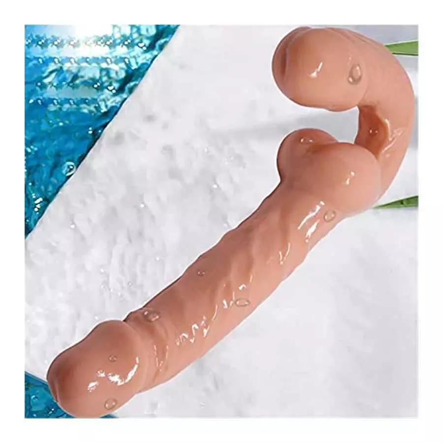 Double Sided Realistic Dildo Sex Toys Two Ended Strapless Strap On Dildo Dual Headed Dong Plug Double Header