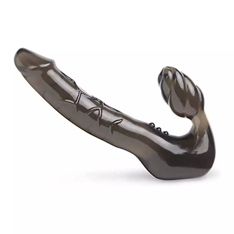 Lovehoney Double Wow Strapless Strap On Realistic Dildo - 7 Inch Double Ended Strap On Dildo for Men and Women - Waterproof - Bl Lovehoney Double Wow Strapless Strap On Realistic Dildo - 7 Inch Double Ended Strap On Dildo for Men and Women - Waterproof - Bl