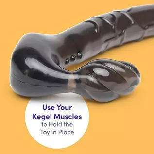 Lovehoney Double Wow Strapless Strap On Realistic Dildo - 7 Inch Double Ended Strap On Dildo for Men and Women - Waterproof - Bl Lovehoney Double Wow Strapless Strap On Realistic Dildo - 7 Inch Double Ended Strap On Dildo for Men and Women - Waterproof - Bl