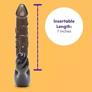 Lovehoney Double Wow Strapless Strap On Realistic Dildo - 7 Inch Double Ended Strap On Dildo for Men and Women - Waterproof - Bl Lovehoney Double Wow Strapless Strap On Realistic Dildo - 7 Inch Double Ended Strap On Dildo for Men and Women - Waterproof - Bl