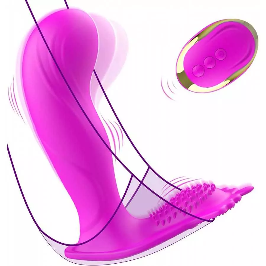 Wearable Clitoral G Spot Vibrator for Women, Rose Toy for Woman with 10 Vibration Modes Waterproof Sex Toys Clitoral Stimulator