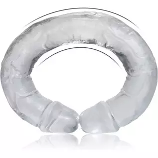 FST Double-Ended Double Head Simulation Dildo Transparent Crystal Anal Sex Toy Vulva-anal Universal Orgasm Masturbation Device S FST Double-Ended Double Head Simulation Dildo Transparent Crystal Anal Sex Toy Vulva-anal Universal Orgasm Masturbation Device S