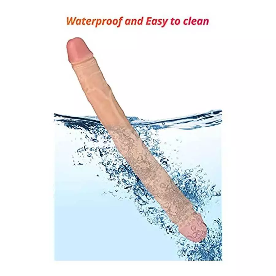 FST 15 Inch Extra Long Double Head Dildo Flexible Penis Female Masturbation G Spot Vaginal Anus Stimulate Realistic Dildos Anal