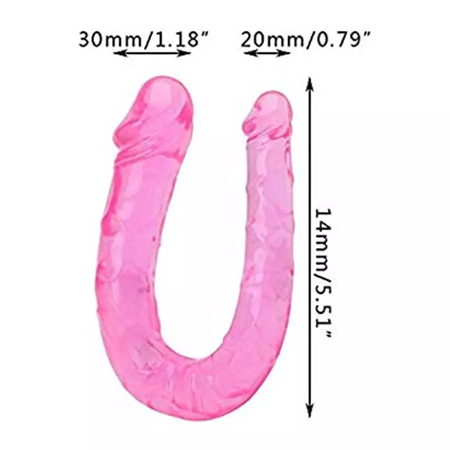 Lifelike Dildo Double Dong Big Penis for Women G-spot Stimulation Realistic Dildo Double Side 2 Head Dildo Adult Sex Toy for Ana