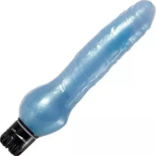 Adam and Eve Blue Dolphin Flexible Waterproof Multi-Speed Realistic-Like Vibrator